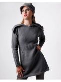 Vestido com prega
